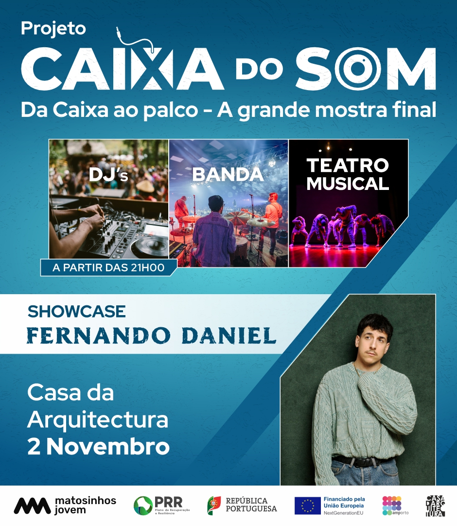 Mostra Caixa do Som com Showcase Fernando Daniel