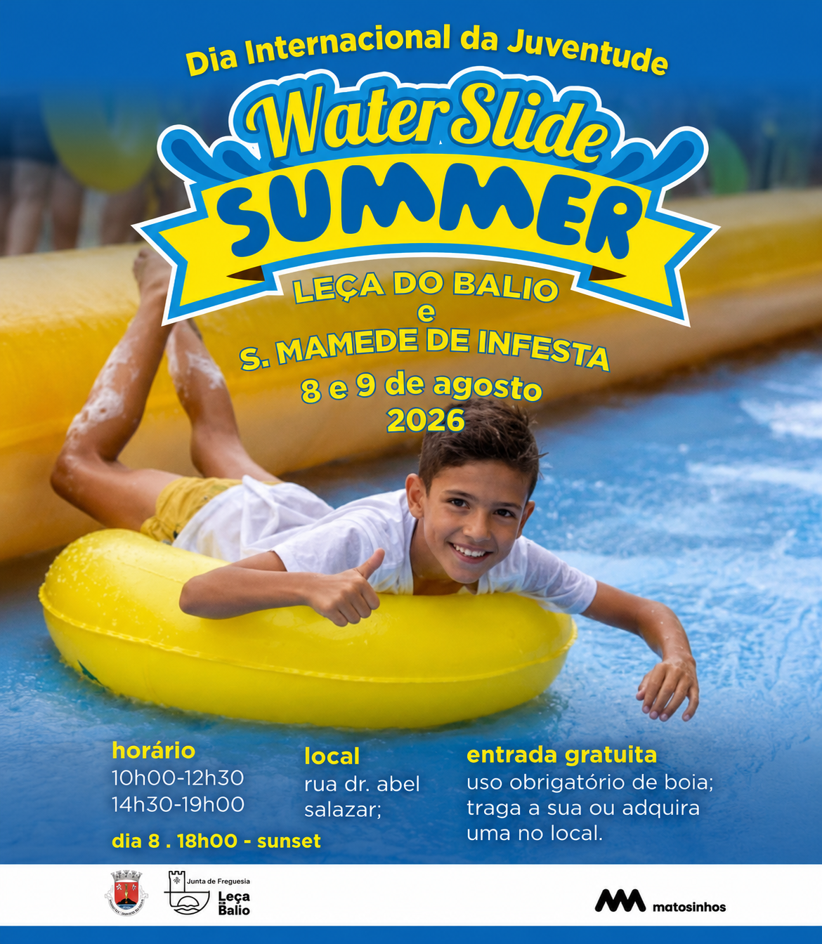 Waterslide Summer 2026 | Dia Internacional da Juventude