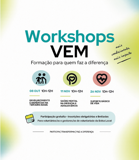 Workshops Voluntariado em Matosinhos